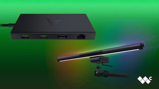 Razer USB C dock and Aeither Monitor Light